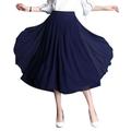 Vintage Elastic Waist Trousers Casual Oversized Pants Women Casual Loose Wide Leg Pants Blue L