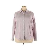 Pre-Owned Lands' End Women's Size 20 Plus Long Sleeve Button-Down Shirt