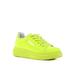 Casual Lace Up Women's Fashion Sneakers in Yellow