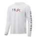 Huk Men's Pursuit Americana Fill White XX-Large Long Sleeve Shirt