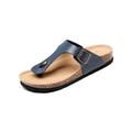 Wazshop Men Women's Cork Sandals Beach Slippers Sandals Casual Flat Summer Casual Shoes