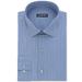 Kenneth Cole Unlisted Men's Slim-Fit Check Dress Shirt Blue Size 14-32-33