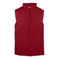 Badger Quilted Vest 7660 Red XS