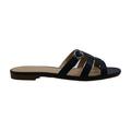 Coach Womens KENNEDY Fabric Open Toe Casual Slide Sandals