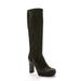 Pre-ownedKORS Michael Kors Womens Rounded Toe Green Suede Knee High Boots Heels Size 7M