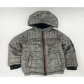 Tommy Hilfiger Boys' Fleece Lined Hooded Puffer Jacket, Steel Gray L 14/16 - NEW