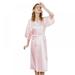 Produes Satin Silk Women'S Soft Long Bathrobe Female Elegant Homewear V-neck Robe for Women Sleepwear Fashion Nightwear Oversized