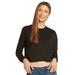 Cropped Tops Long Sleeve Cropped T Shirt Crop Tops for Women White Cropped Top Black Cropped Top Casual Shirts Crop Shirt Cute Tops for Women