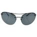 Prada SPS 51R 7AX-5L0 - Black/Light Grey Black by Prada for Women - 59-18-135 mm Sunglasses
