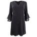 Jessica Howard Women's Petite Textured Metallic Shift Dress