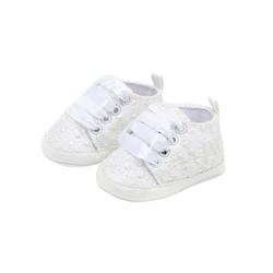 Babula Baby Girls Spring Autumn Embroidered Soft Sole Casual Walking Shoes
