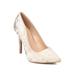 New Women Qupid Milia-01 Velvet Pointy Toe Stiletto Pump