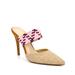 SHOE REPUBLIC LA Women's Slip On Stiletto Pointed Toe Heel Dress Casual Pump Shoes Rosella Taupe Size 7.5