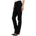 Jag Jeans Peri Pull-On Denim Straight Leg Jeans Black Void