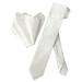 Vesuvio Napoli Skinny NeckTie Off-White Paisley Mens 2.5" Neck Tie Handkerchief