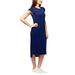 Jessica Simpson Women's Maritime Blue Long Midi Dress (Size X-Large)