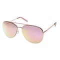 Nine West Large Pink Aviator Sunglasses