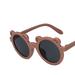 Sunisery Children Sunglasses, Round Frame Sunglasses for Boys and Girls ff