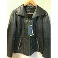 Andrew Marc New York WOMEN'S Leather Jackets (BLACK,XXL)