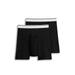 Jockey Mens Underwear Big Man Pouch Boxer Brief - 2 Pack, Black, 3XL