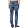 Silver Jeans Co. Boyfriend Mid-Rise Slim Leg Jeans L27101SDG455 Indigo