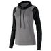 Ladies' Dry-Excelâ„¢ Echo Performance Polyester Knit Training Hoodie - GRAPH HTHR/ BLK - XL