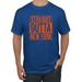 Straight Outta New York NYM Fan Fantasy Baseball Fans Mens Sports Graphic T-Shirt, Royal, 2XL