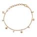 Shop LC Vermeil Yellow Gold Plated 925 Sterling Silver Round Bracelet Engagement Wedding Anniversary Bridal Jewelry for Women .25" Ct 0.3