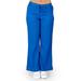 Ultra Soft Medical Nurse Uniform Womens Premium Junior Fit 5 Pocket Scrub Pant, 36161 ROYAL BLUE / Large