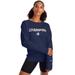 Champion Women's Athletics Powerblend Boyfriend Crew, Script Logo