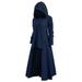 GadgetVLot Archer Cosplay Large Size Dress Dress Jumper Solid Color Jacket Long Sleeve Casual S-5XL Stretch Plain Women's Clothes