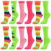 12 Pairs Womenâ€™s Colorful Crew Socks Patterned Novelty Fun Socks for Girls Cotton Casual Debra Weitzner