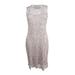 Calvin Klein Women's Lace Sheath Dress