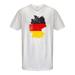 Inktastic German Map Flag Adult Men's V-Neck T-Shirt Male