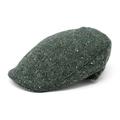 Donegal Touring Tweed Hat Green Fleck Salt and Pepper Irish Driving Cap for Men's Made in Ireland