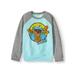 Sesame Street Cookie Monster Colorblock Fleece Sweatshirt (Little Girls & Big Girls)