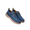 Rotosw Men's Artificial Leather Business Casual Dress Shoes Flat Round Toe Fashion Casual Shoes