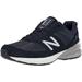 New Balance M990NV5: Men's 990NV5 Navy/Silver Sneaker (9 4E US Men, Grey/Castlerock)