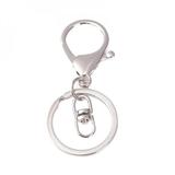 Retractable Keychain Badge Holder Reel Clip ID Badge Holder With Nylon Rope Elastic Keychain Sporty Retractable Key Ring