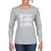 Black Pride History Rosa Sat So Martin Could Walk so 44 Could Run Pop Culture Womens Graphic Long Sleeve T-Shirt, Heather Grey, Small