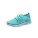 Wazshop - Womens Comfort Athletic Running Tennis Shoes Knit Light Weight Walking Training Gym Sneakers