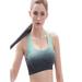 Zupora Women Wirefree Sports Bra Activewear Seamless Push-up Bra High Stretch Breathable Top Fitness Padded For Running Yoga Gym Seamless Crop Bra