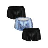 HIMONE Mens Snakeskin Boxer Briefs Underwear Breathable Colorful Boys Underwear Boxer Briefs for Men Pack M L XL XXL