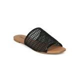 New Women Mesh Open Toe Flat Slip On Sandal - 17958 By Qupid Collection