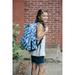 Zigzag Lucite 17 Inch Backpack