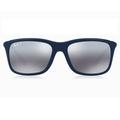 Rayban Nylon Frame Silver Mirror Lens Men's Sunglasses 0RB83526222825718