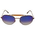 Ray Ban RB 3540 198/8B - Shiny Bronze/Blue Flash Gradient by Ray Ban for Unisex - 53-18-140 mm Sunglasses