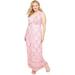 Catherines Women's Plus Size Petite Visionary Twist-Knot Maxi Dress