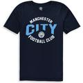 Manchester City Youth Goal Side Performance T-Shirt - Navy