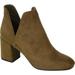 Women's Journee Collection Gwenn Heeled Ankle Bootie